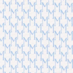 CRAVATTA SARTORIALE CLASSICA IN SETA BIANCA Microfantasia m geometrica