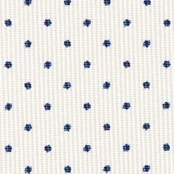 CRAVATTA SARTORIALE CLASSICA IN SETA BIANCA Pois