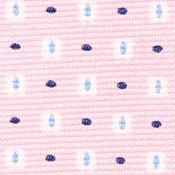 CRAVATTA SARTORIALE CLASSICA IN SETA ROSA Microfantasia fiore