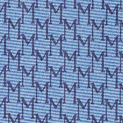 CRAVATTA SARTORIALE CLASSICA IN SETA AZZURRO POLVERE Microfantasia m geometrica