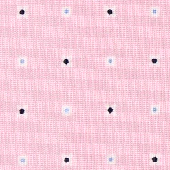 CRAVATTA SARTORIALE CLASSICA IN SETA ROSA Microfantasia fiore