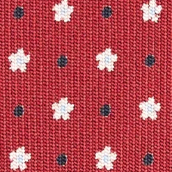 CRAVATTA SARTORIALE CLASSICA IN SETA BORDEAUX Microfantasia fiore