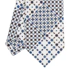 CRAVATTA SARTORIALE CLASSICA IN SETA BIANCA Patchwork