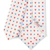 CRAVATTA SARTORIALE CLASSICA IN SETA BIANCA Collezione san valentino