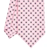 CRAVATTA SARTORIALE CLASSICA IN SETA ROSA Microfantasia fiore