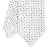 CRAVATTA SARTORIALE CLASSICA IN SETA BIANCO Microfantasia fiore