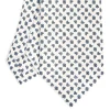 CRAVATTA SARTORIALE CLASSICA IN SETA BIANCA Microfantasia fiore