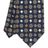 CRAVATTA SARTORIALE EXTRA LONG IN SETA BLU SCURO Collezione heritage