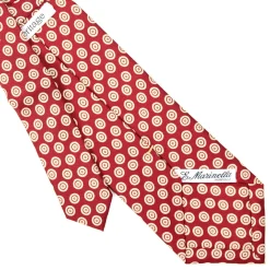 CRAVATTA SARTORIALE EXTRA LONG IN SETA BORDEAUX Collezione heritage