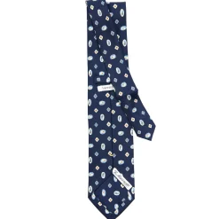 CRAVATTA SARTORIALE EXTRA LONG IN SETA BLU SCURO Collezione heritage