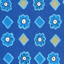 CRAVATTA SARTORIALE EXTRA LONG IN SETA BLU Collezione heritage