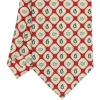 CRAVATTA SARTORIALE EXTRA LONG IN SETA BORDEAUX Collezione heritage