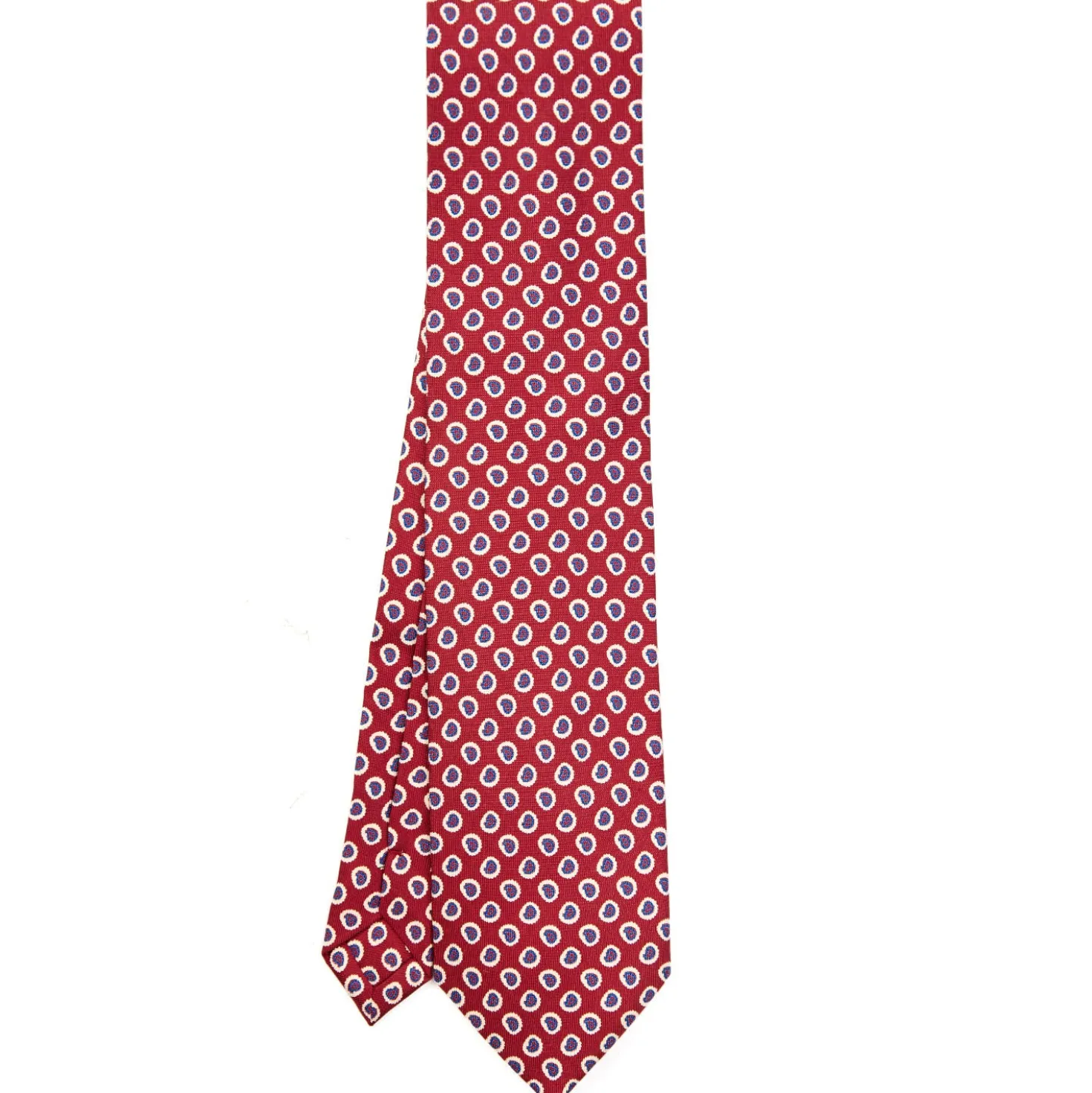 CRAVATTA SARTORIALE EXTRA LONG IN SETA BORDEAUX Collezione heritage