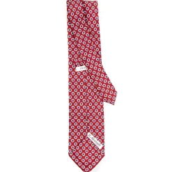 CRAVATTA SARTORIALE EXTRA LONG IN SETA BORDEAUX Collezione heritage