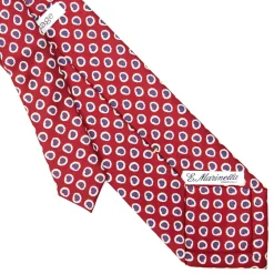 CRAVATTA SARTORIALE EXTRA LONG IN SETA BORDEAUX Collezione heritage