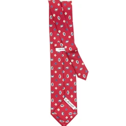 CRAVATTA SARTORIALE EXTRA LONG IN SETA BORDEAUX Collezione heritage