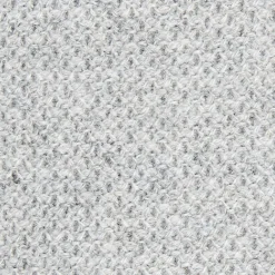 CRAVATTA TRICOT IN CASHMERE GRIGIO CHIARO Tinta unita