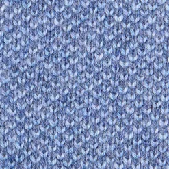 CRAVATTA TRICOT IN CASHMERE AZZURRO POLVERE Tinta unita
