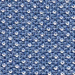 CRAVATTA TRICOT IN SETA AZZURRO POLVERE Microfantasia geometrica