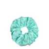 ELASTICO PER CAPELLI IN SETA VERDE CHIARO Em logo