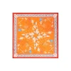 FOULARD ARANCIONE IN SETA E ORANGE FIBER Collezione orange fiber