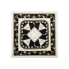 FOULARD IN SETA 90 BIANCO Elefanti portafortuna