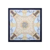 FOULARD IN SETA 90 BLU Divinita’