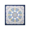 FOULARD IN SETA 90 BLU Mosaico