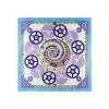FOULARD IN SETA 90 BLUETTE Timeless morning