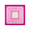 FOULARD IN SETA 90 FUCSIA Pulcinella portafortuna