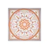 FOULARD IN SETA 90 GRIGIO CHIARO Le mongolfiere