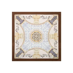 FOULARD IN SETA 90 MARRONE CHIARO Divinita’