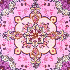 FOULARD IN SETA 90 ROSA Mediterranean vibes