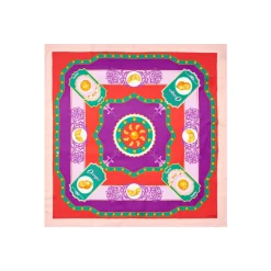 FOULARD IN SETA 90 ROSA Orange vibes