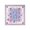 FOULARD IN SETA 90 ROSA World of archivio flowers 1961