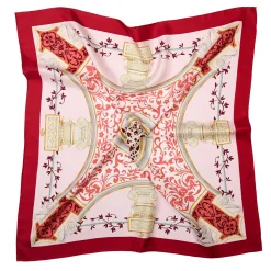 FOULARD IN SETA 90 ROSSO Divinita’