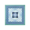 FOULARD IN SETA 90 VERDE CHIARO Maiolica mediterranea