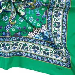 FOULARD IN SETA 90 VERDE Mediterranean vibes