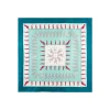 FOULARD IN SETA 90 VERDE Pulcinella portafortuna