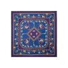 FOULARD IN SETA 90 VIOLA Elefanti portafortuna