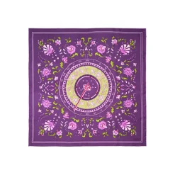 FOULARD IN SETA 90 VIOLA Un'estate caprese
