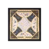 FOULARD IN SETA NERO Napoli terra mia