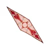 FOULARD ROMBO IN SETA ROSSO Collezione lucky charm