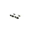 GEMELLI DA POLSO BARRETTA CON ONICE In argento