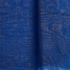 PASHMINA BLU E GIALLA EFFETTO SFUMATO In cashmere