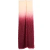 PASHMINA FUCSIA E ROSA CHIARO EFFETTO SFUMATO In cashmere