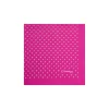 POCHETTE DA TASCHINO IN SETA STAMPATA A MANO FUCSIA Microfantasia fiore