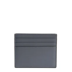 PORTACARTE DI CREDITO IN PELLE GRIGIO SCURO 7 scomparti