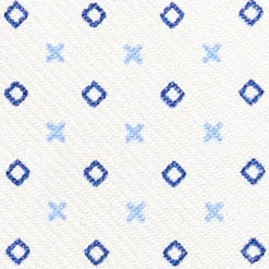 PORTACARTE DI CREDITO SETA E PELLE BIANCO 5 scomparti