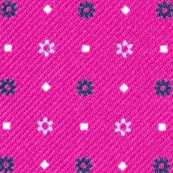 PORTACARTE DI CREDITO SETA E PELLE FUCSIA 5 scomparti